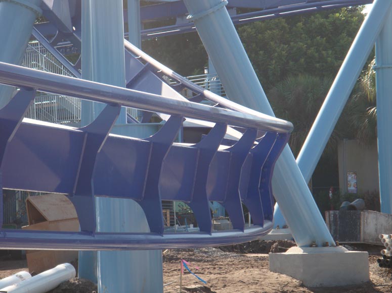 SeaWorld of Orlando - Manta Backstage Construction Tour ...
