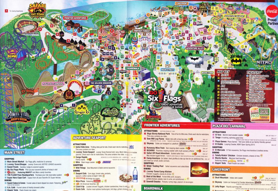 30 Six Flags New Jersey Map Maps Base Source. 