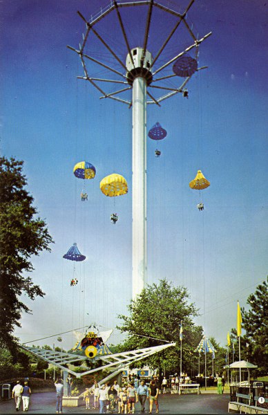Six Flags Over Georgia - Mark's Postcard Paradise - 1970's Souvenir Book
