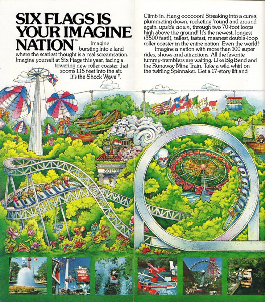 Six Flags Over Texas - 1978 Park Brochure