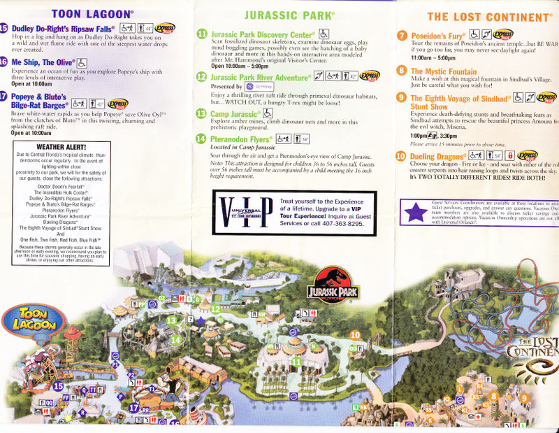 Map of Universal Studios Islands of Adventure  Islands of adventure,  Universal islands of adventure, Island of adventure orlando