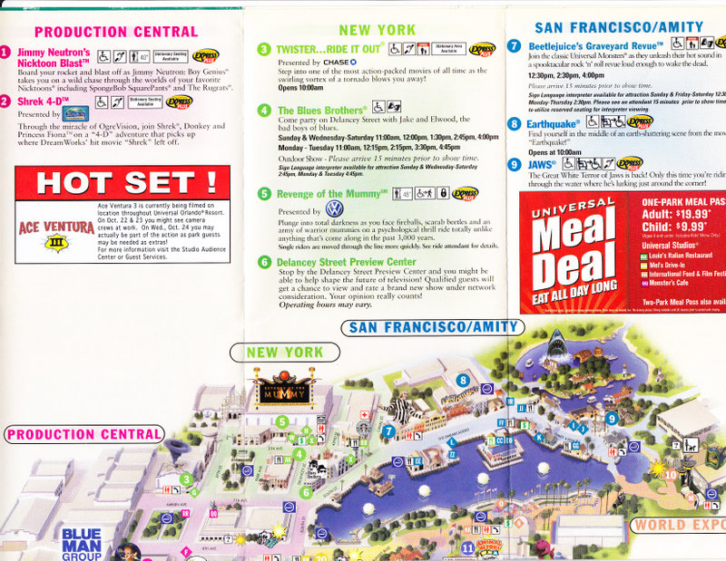 Universal Studios Florida Tickets, Rides, Map