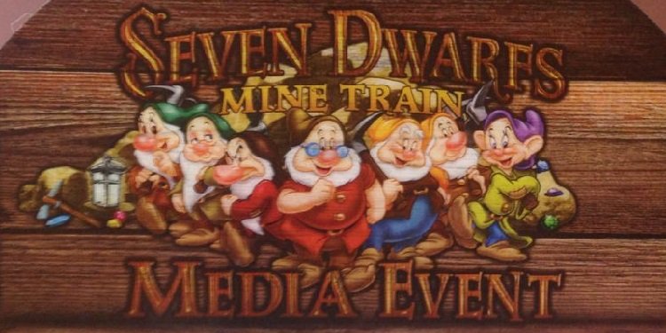 Seven Dwarfs Mine Train Media Event--Day 1!