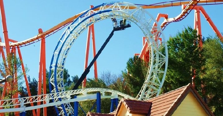 Revolution Hard Hat Tour at SF Magic Mountain!