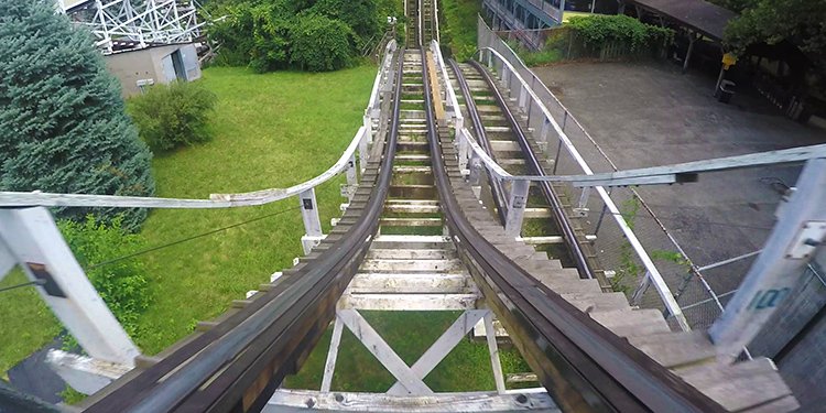 Jack Rabbit Roller Coaster POV!