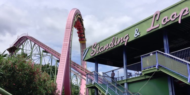 Standing & Loop Coaster POV Video!