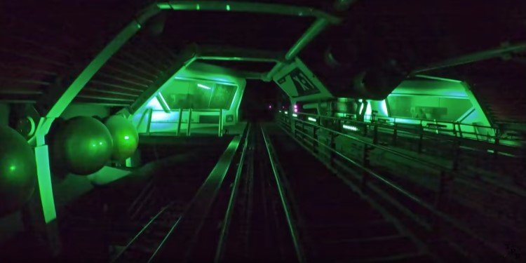 POV Video of Christmas Space Mountain!