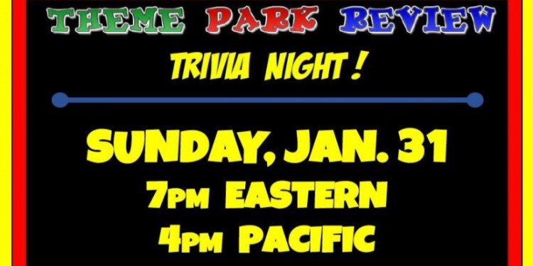 Join Us for TPR Trivia Night, Sunday, Jan. 31st!