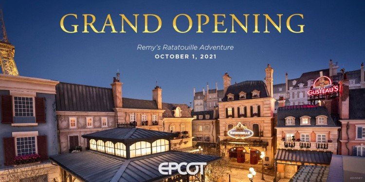 Remy's Ratatouille Adventure to Open October 1st!