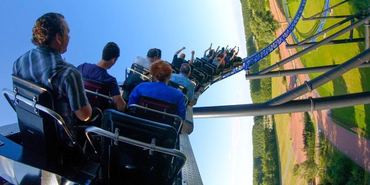 NEW Backseat POV of Walibi's Goliath!