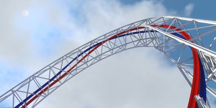 A Peek at the New RMC Coaster at Fun Spot in Atlanta!