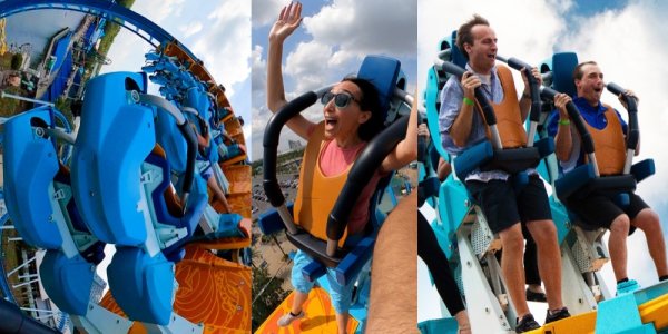 Take a Ride on Pipeline: The Surf Coaster at SeaWorld Orlando!