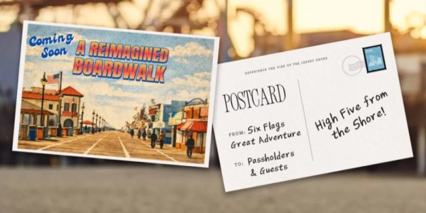 Six Flags Great Adventure Reimagines Their Boardwalk!